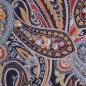 Preview: Viskose Borkencrepe mit Lurex Paisley